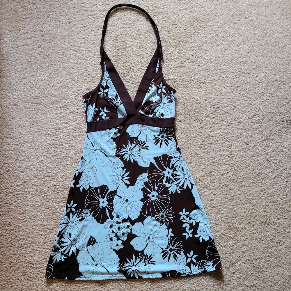 Mini floral summer dress